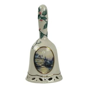 Thomas Kinkade Victorian Christmas Bell Noel